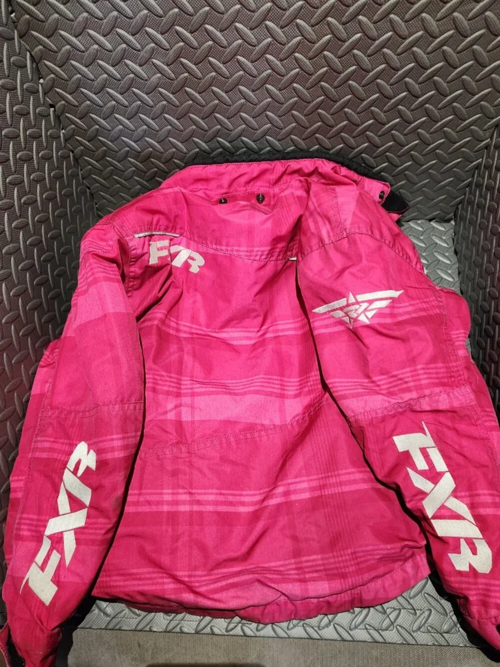 Girls size 10 FXR jacket, Pink